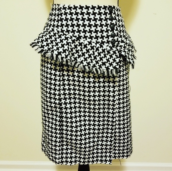 Cato Dresses & Skirts - 🍉 HOST PICK Cato Black & White Highwaist Skirt